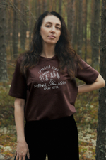 Футболка с вышивкой "Суровый край"