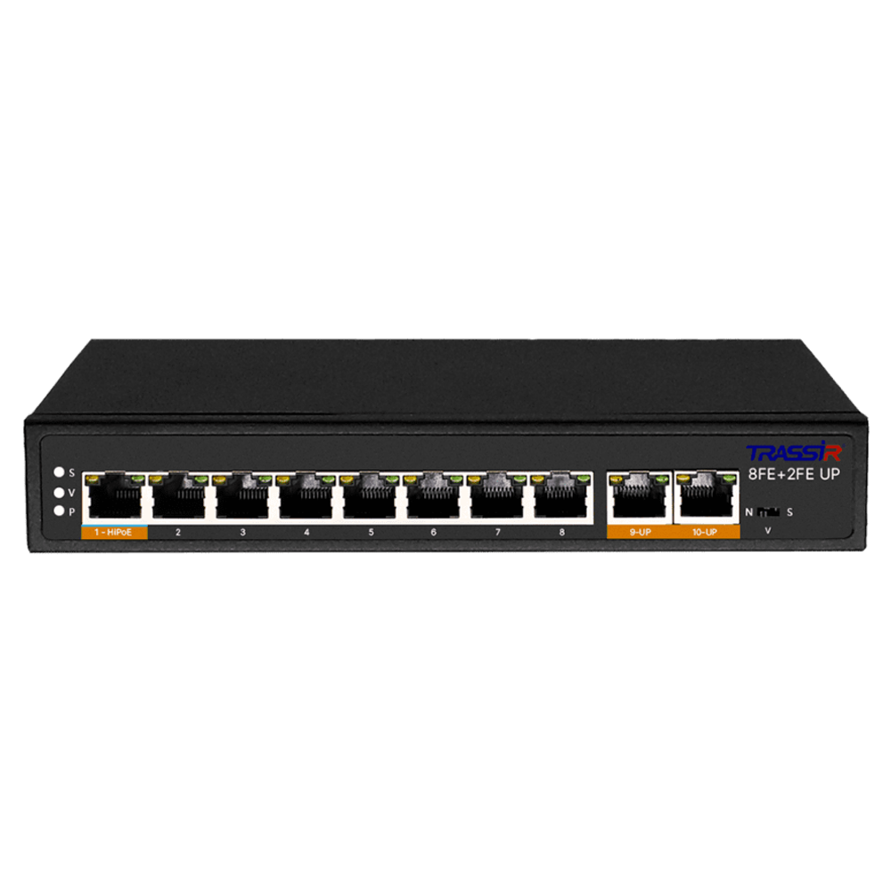 TRASSIR TR-NS1110-120-8PoE Сетевое оборудование