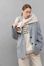 СВИТШОТ «EXPENSIVE SHIT» МОЛОЧНЫЙ