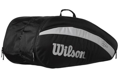 Сумка теннисная Wilson Roger Federer Team 12 Pk Bag - black