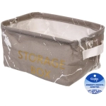 Коробка для хранения «ИДЕЯДОМА», цвет серый, 23*16*12см (лейбл Селфи)