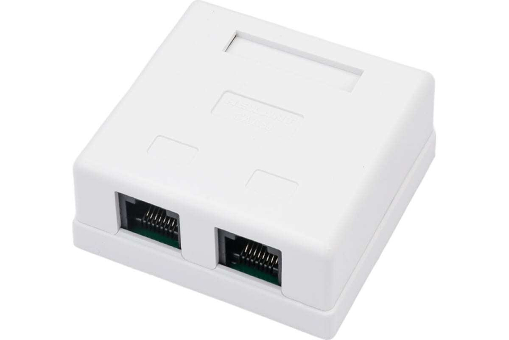 Компьютерная розетка REXANT -2RJ-45 CAT5e 03-0151