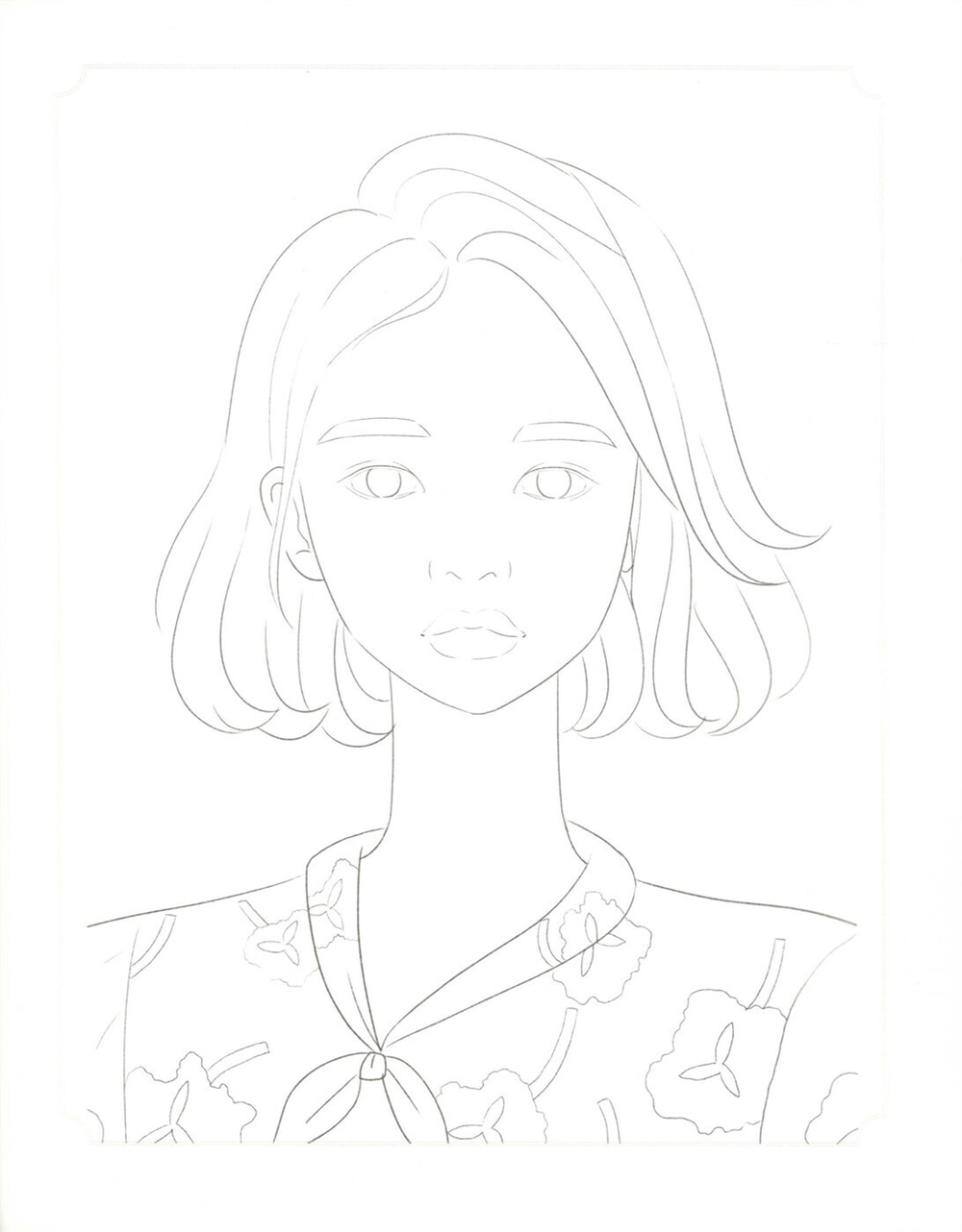 Girl's time. Coloring Book