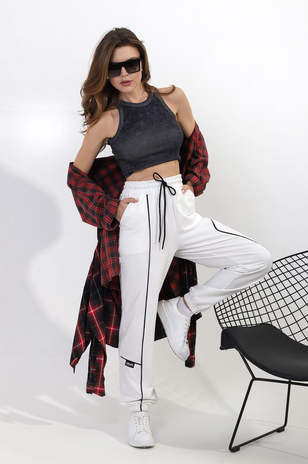 Брюки Сияние стиля-1 Виотекс МОЛОЧНЫЙ