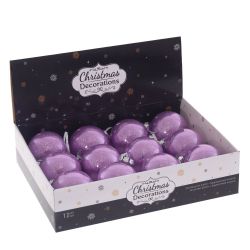 GAEM Набор из 12шт Украшение новогоднее "Шар", D 8 см, L35 W27 H9 см