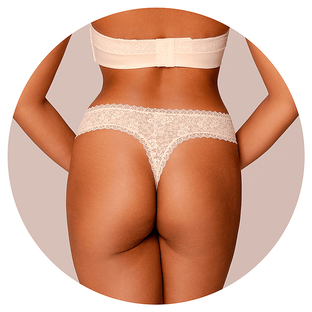 Трусы женские String Joy бежевый