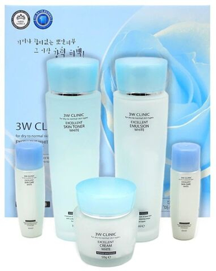 Осветляющий набор для кожи лица 3W CLINIC