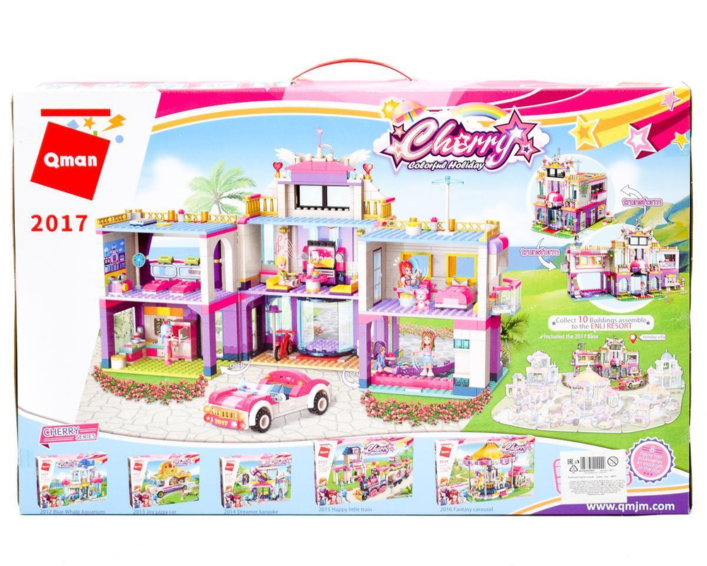 Конструктор блочный Брик, коробка 2017