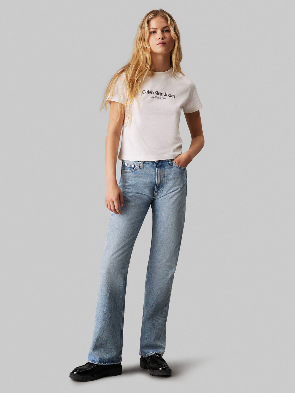 Футболка Institutional CALVIN KLEIN JEANS - белый(J20J224914)