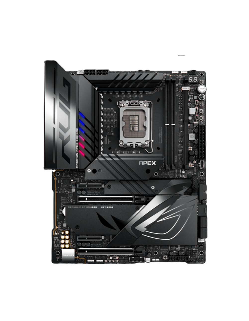 ASUS ROG MAXIMUS Z790 APEX ENCORE, LGA1700, Z790, 2*DDR5, 4*SATA, 5*M.2, 9*USB 3.2, Type-C, 2*PCIx16, 2*PCIx4, ATX; 90MB1FX0-M0EAY0