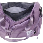 Сумка спортивная «City-sport», водонепроницаемый отдел + 2 кармана + отдел под обувь, цвет сиреневый, 49*21*29см