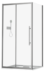 Ограждение душевое ESBANO ESF-128PS-GM 120x80x195