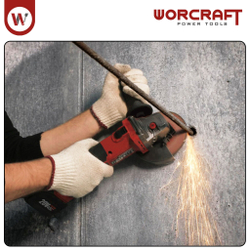 WORCRAFT Шлифмашина угловая, безщеточная с аккумулятором (1000Вт, 8500 об/мин+ АКБ 20V+СЗУ) УШМ.