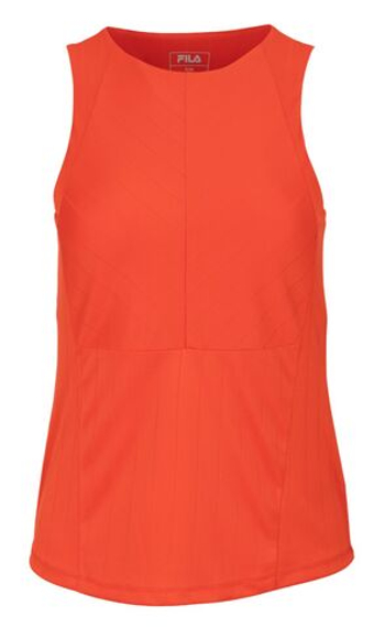 Женский топ теннисный Fila Ivette - grenadine/limelight
