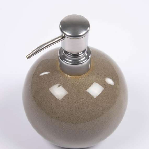 Дозатор для мыла Berdolina коричневый керамический