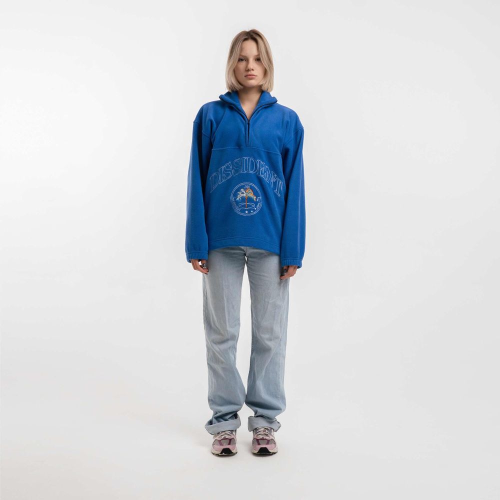 Толстовка Dissident Флисовая "DZ" Синяя