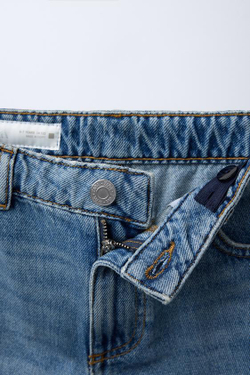 ZARA ДЖИНСЫ RELAXED BAGGY, СИНИЙ