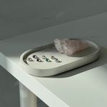 Серьги Crystal Square с хризолитом