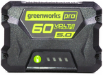 Аккумулятор GreenWorks, для техники 60V, Li-Ion, 5Ah, слайдер (2944907)