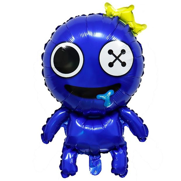 Шар-фигура, фольга, "Друзья. Монстрик синий" (Веселая затея), 27"/68 см, инд. уп.