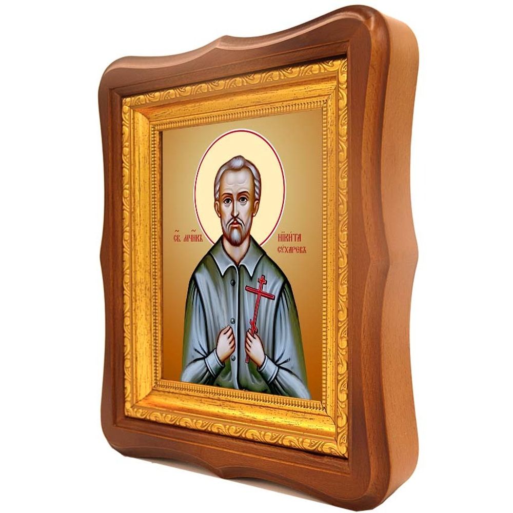 Никита Сухарев святой мученик. Икона на холсте.