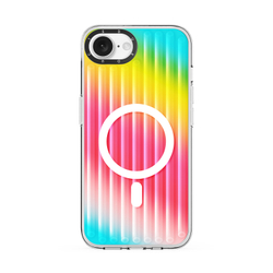 Усиленный прозрачный чехол (Gradient Rainbow) с поддержкой MagSafe от Dux Ducis для iPhone 16e, серия Zest Series Case