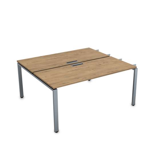 СБДН-П.978 Стол системы БЕНЧ сдвоенный на 2 рабочих места, начальный (1200*1435*750)