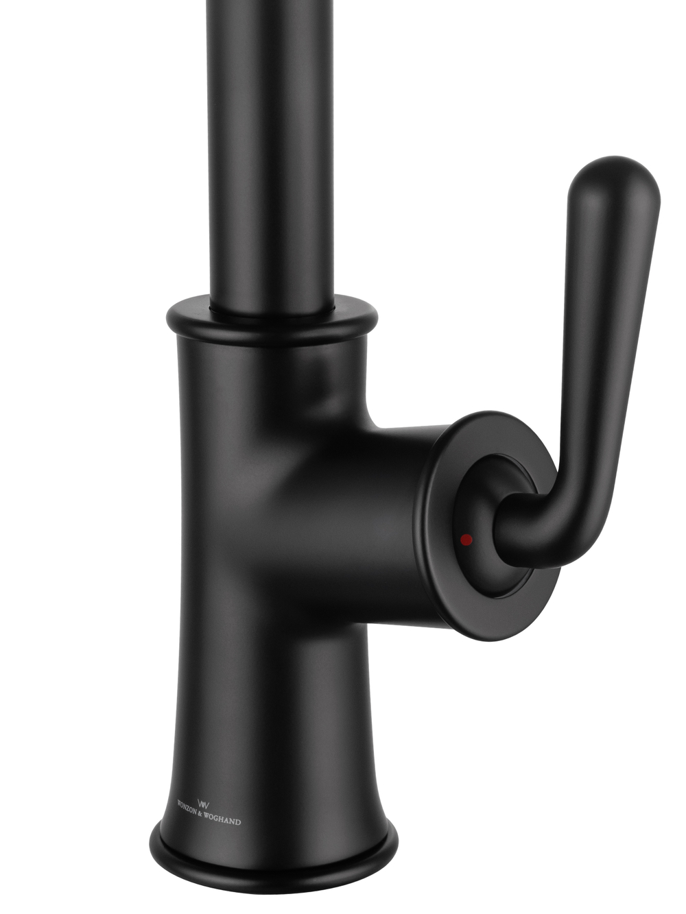 Смеситель для кухни с выдвижным изливом WONZON & WOGHAND, Черный матовый (WW-88439008A-MB)