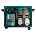 Makita PowerPack LXT аккумулятор BL1815N x 2шт + ЗУ DC18SD + кейс набор 197143-8