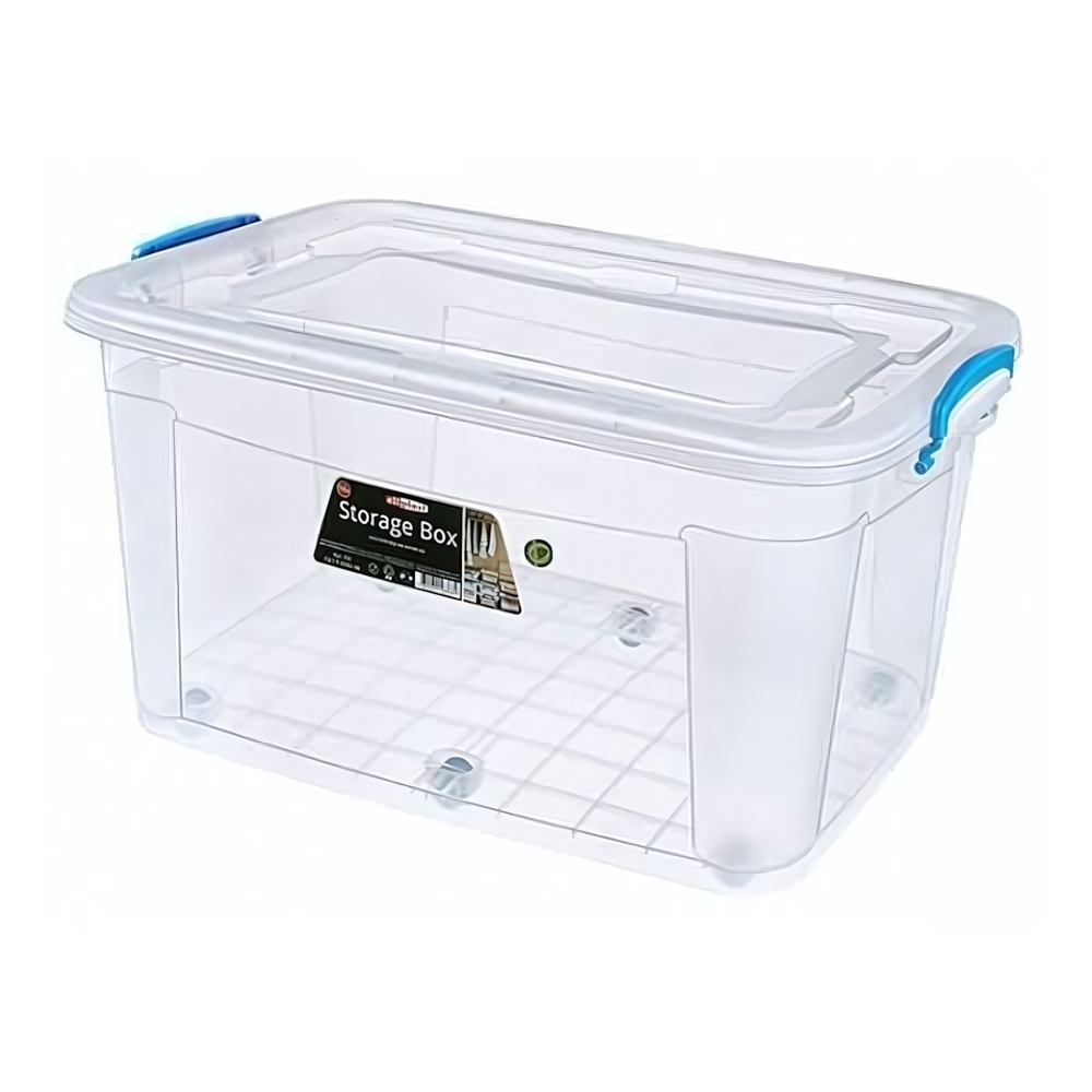 Контейнер "Storage Box" 50 л на колёсах 640*415*315 цвет в ассортименте