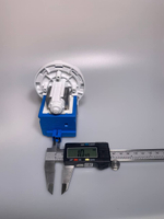 Помпа (сливной насос) для стиральной машины Beko на 8 защелках, GRE, подключение под фишку сзади