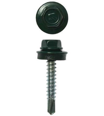 ЗУБР СКД 6005, 29 х 4.8 мм, зелёный насыщ., 2500 шт, кровельный саморез, Профессионал (4-300310-48-029-6005)