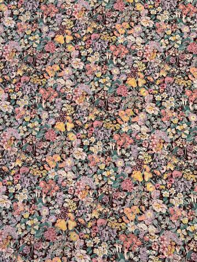 Хлопок Liberty вишневый с цветочным принтом Tana Lawn™ Cotton - The 150th Anniversary Collection
