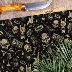 Ткань оксфорд 600 мрачный панк