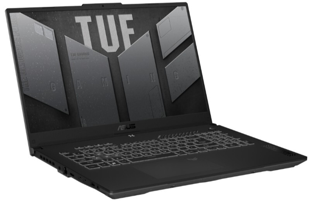 Ноутбук  ASUS TUF F17 FX707VI-HX106 17.3 ", Core i7, 16 Гб RAM, 1 Тб SSD, GeForce RTX 4070, Серый