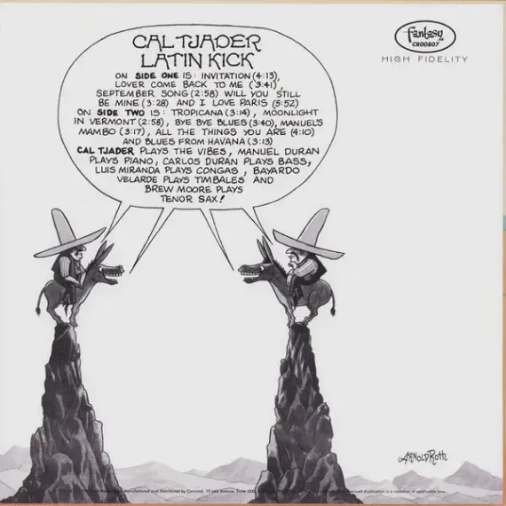 Cal Tjader – Latin Kick - Analogue, Original Jazz Classics LP