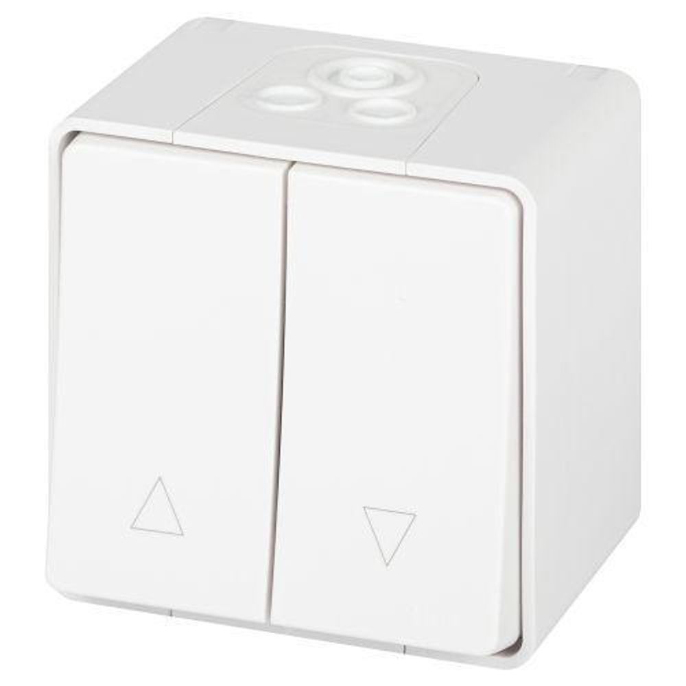 Переключатель Эксперт 11-1508-01 для жалюзи кнопочный IP55 10АХ-250В ОУ бел. Эра Б0063251 Переключатель Эксперт 11-1508-01 для жалюзи кнопочный IP55 10АХ-250В ОУ бел. Эра Б0063251