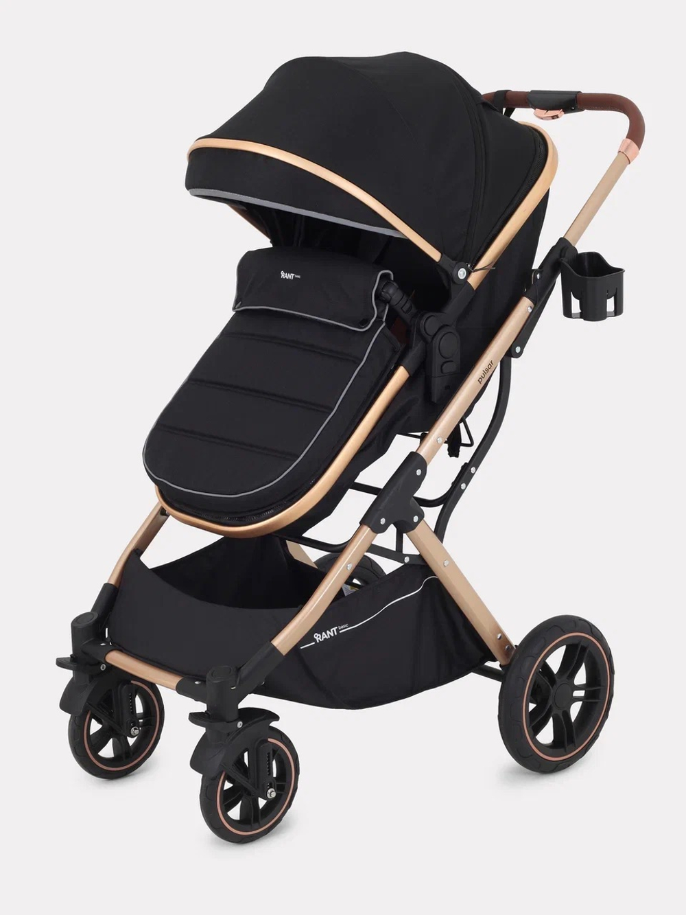 Коляска трансформер Rant Basic Pulsar Gold Black