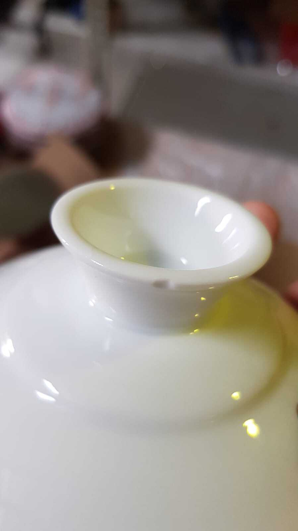 268010.1Y1 УЦЕНКА Гайвань большая ГОРНЫЙ САД "Рыбка, приносящая богатство", 260 мл. фарфор белый