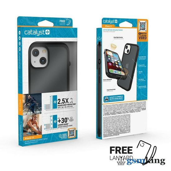 Catalyst Influence Impact Case for iPhone 13 Stealth Black (Чёрный)