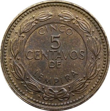 5 сентаво 2010-2014 Гондурас