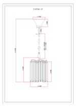 Светильник подвесной Moderli V10766-1P Wave