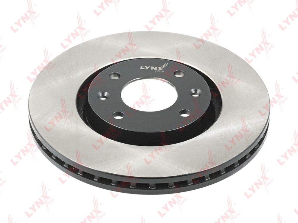 Диск тормозной передний Peugeot 207 307 308 Partner Citroen Berlingo C3 C4 (LYNXauto)