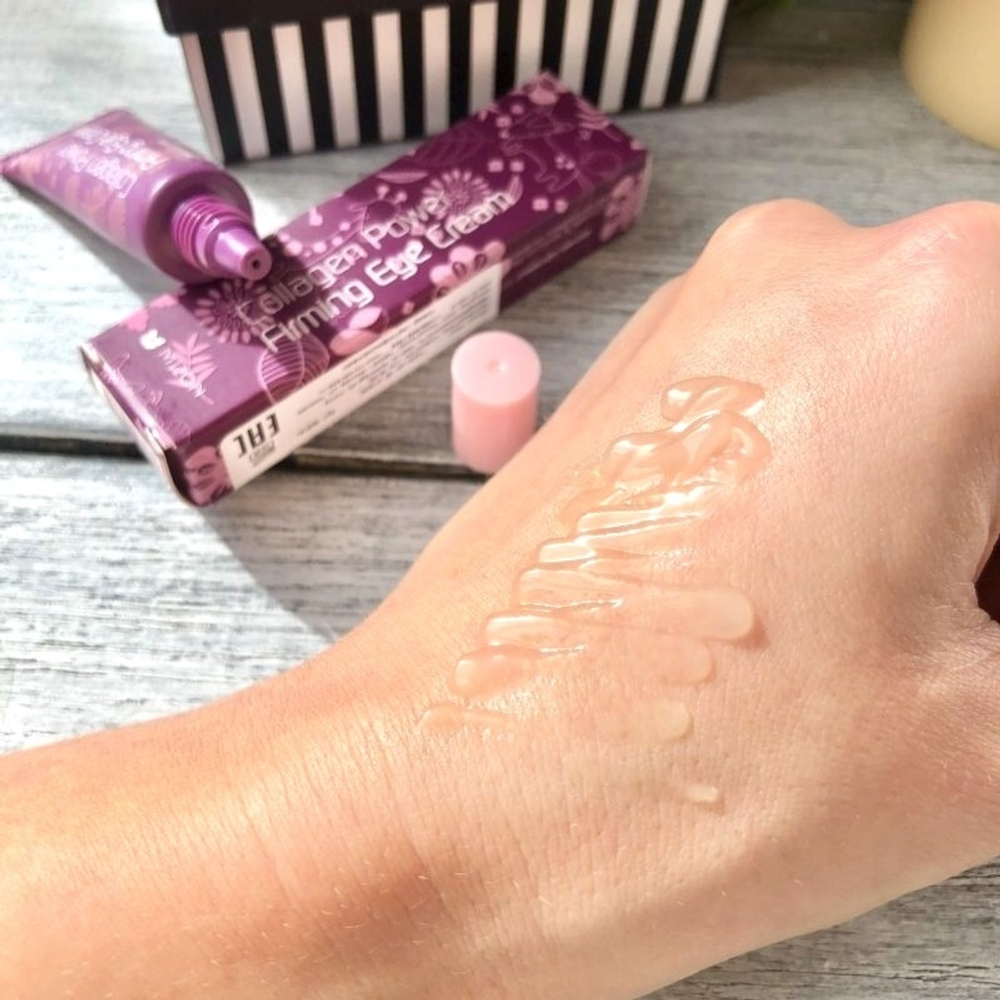 Крем для кожи вокруг глаз с коллагеном в тюбе Mizon Tube Collagen Power Firming Eye Cream (Tube) 10 мл ХИТ.