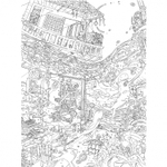 Раскраска, 196х260 мм, Контэнт-Канц, 40 л., Нарано "Волшебный мир аниме", (мальчик)