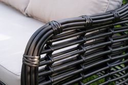 "Ницца" лаунж-зона из искусственного ротанга, цвет бронзовый