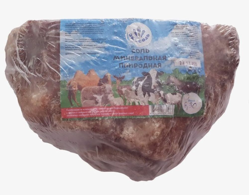 Соль лизунец гималайская камен. на веревке, 1 кг