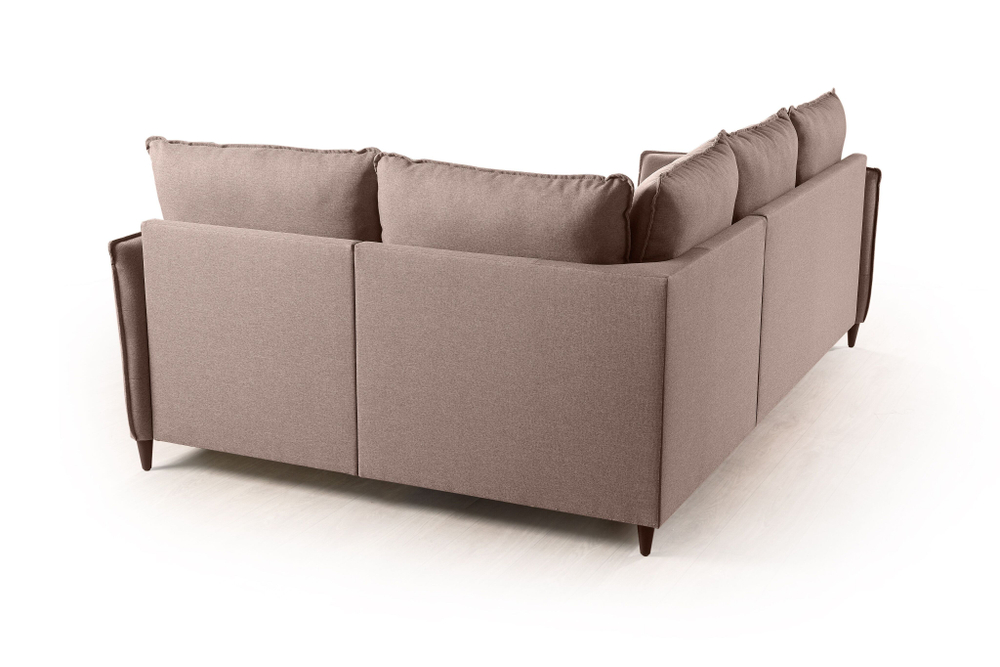 Hans диван-кровать угловой рогожка серый