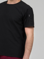 Футболка - китель повара мужской Чёрный NVDesign