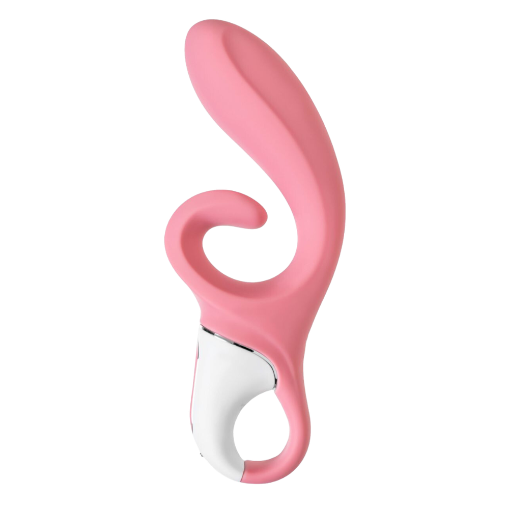 Вибратор кролик Satisfyer Hug me - постоянной контакт с клитором (+приложение)